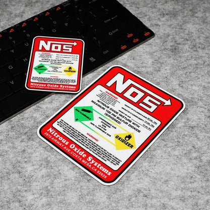 NOS Warning Stickers